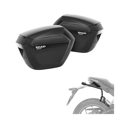 Kit valises moto shad - valises,